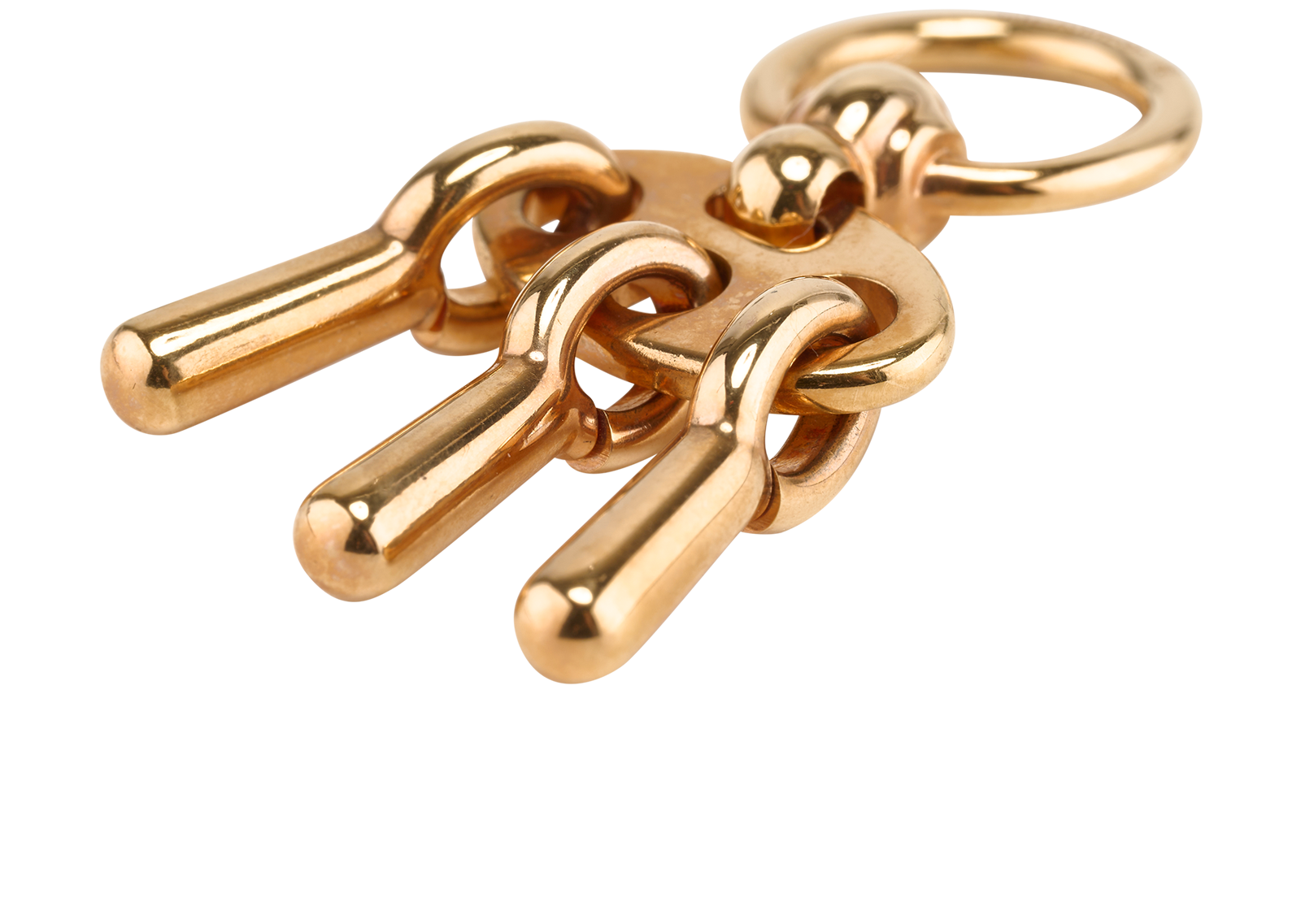 Hermes Charms Mors a Jouet Twilly Ring, &pound;120, Accessories, Gold, Brass, Other view